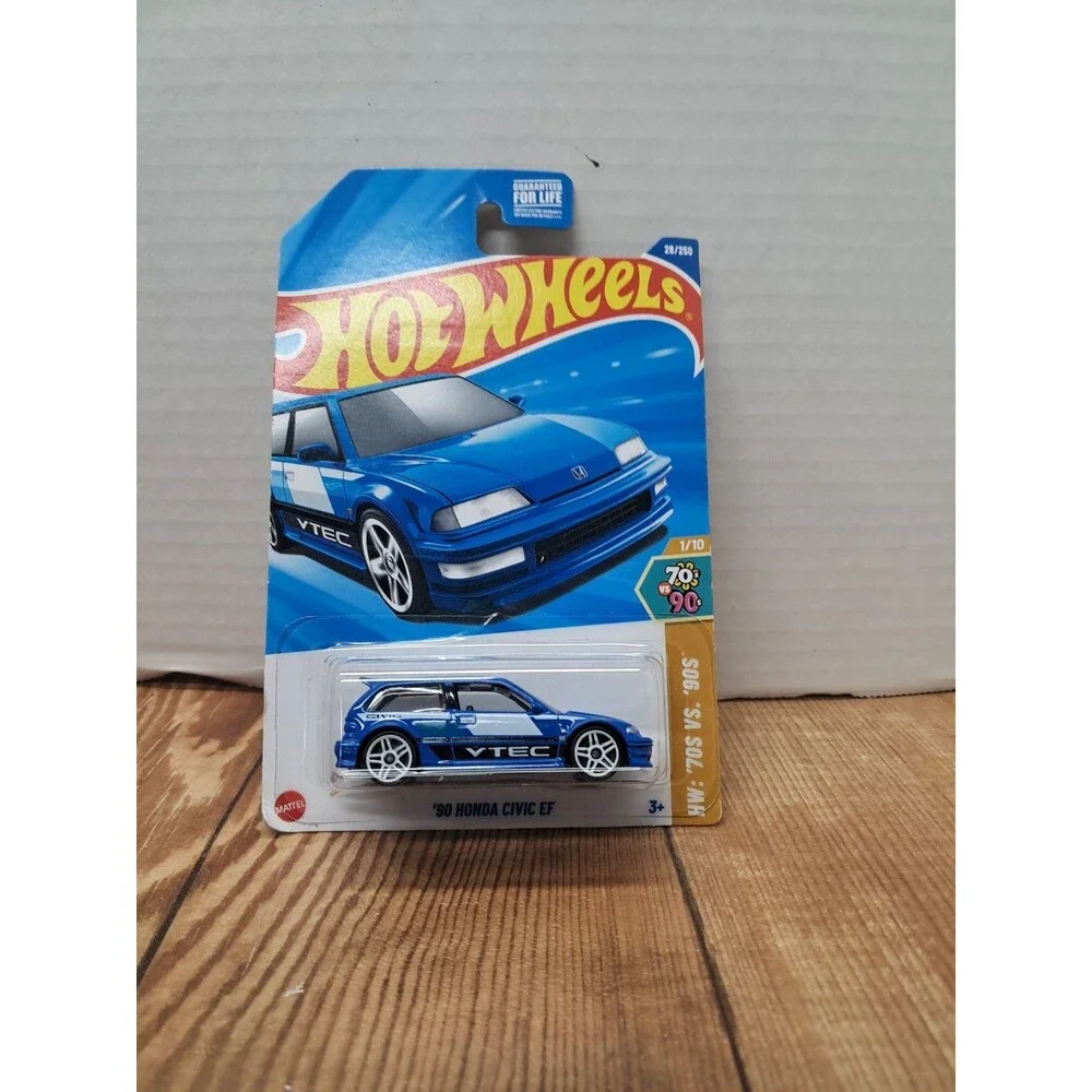 2025 Hot Wheels 90'S Honda Civic EF HW 70s VS 90s Blues VTEC